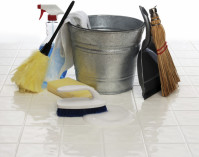 Sanitärbereich Reinigung, Wohnungsreinigung, Fußbodenpflege